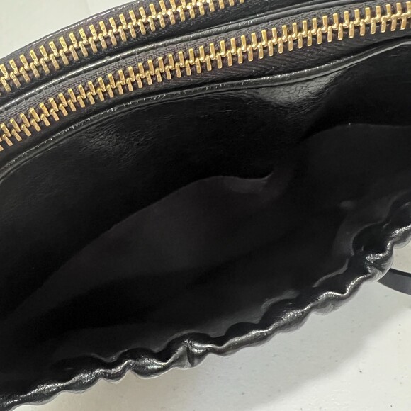 ZARA Trafaluc Black Crossbody Chain Strap Bag Handbag Purse - Picture 5 of 11